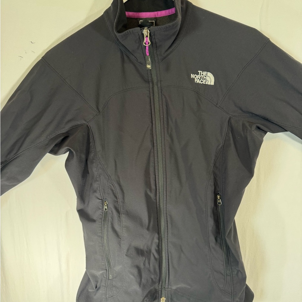 The North Face Women's Jacket - Black with Pink Accents
